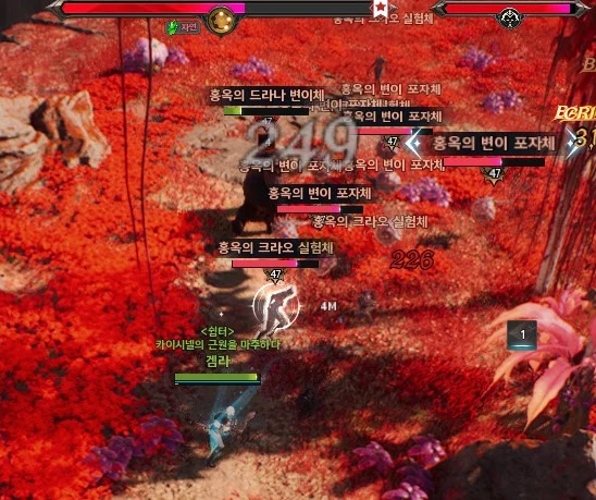 홍혹의 섬 몰이사냥